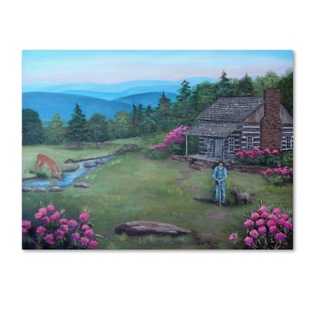 Arie Reinhardt Taylor 'Mountain Life' Canvas Art,35x47